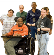 Group of people with developmental disabilities